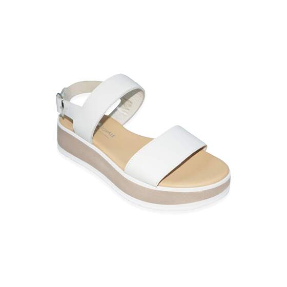 Bianca Platform Sandals, Celestial White