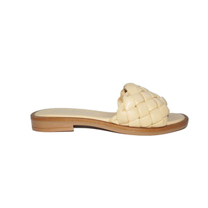 Orabella Braided Slides, Beige