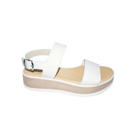 Bianca Platform Sandals, Celestial White