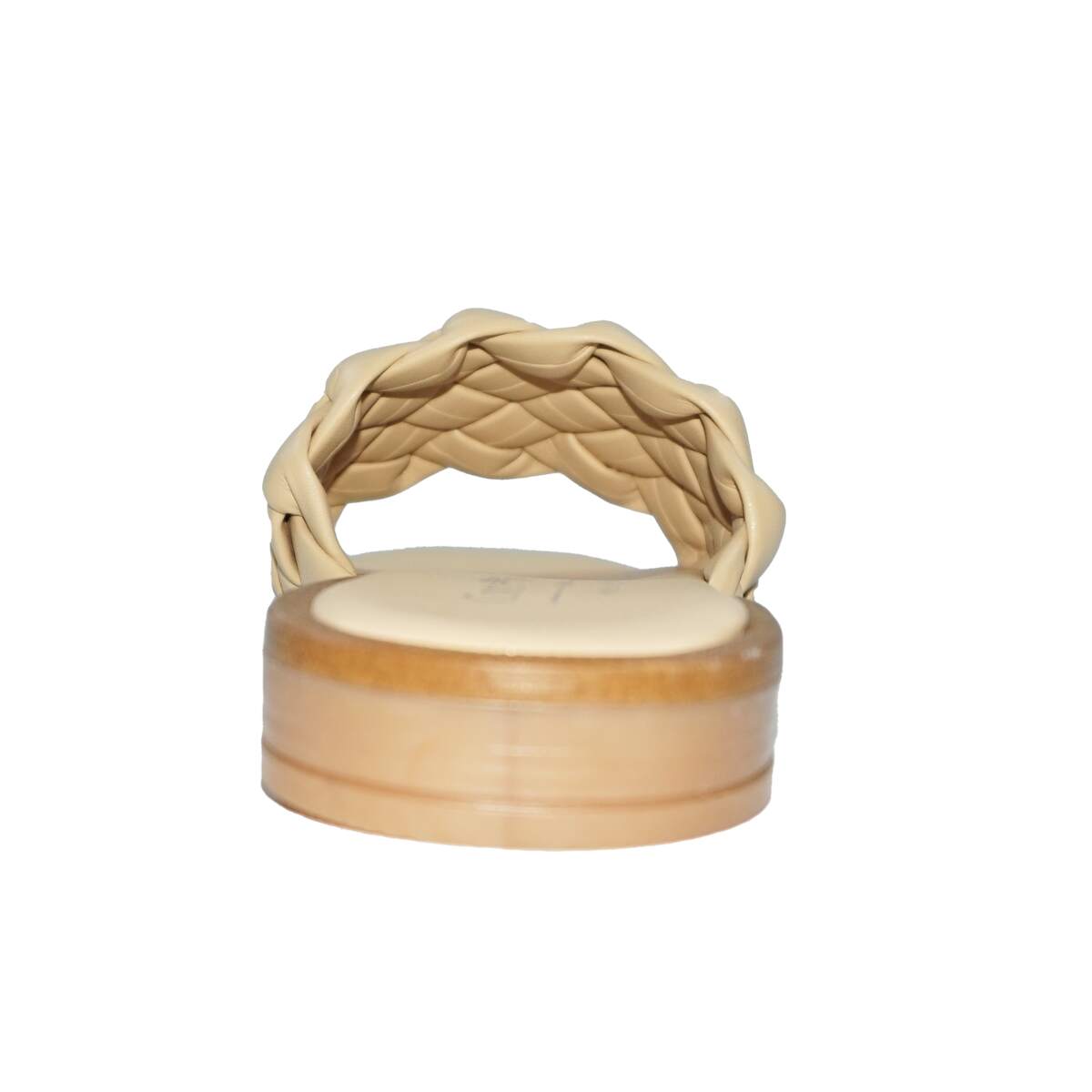 Orabella Braided Slides, Beige